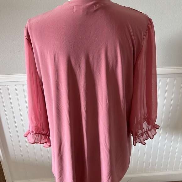 Emma & Olive Woman Pink Top Size 1X - Picture 4 of 5